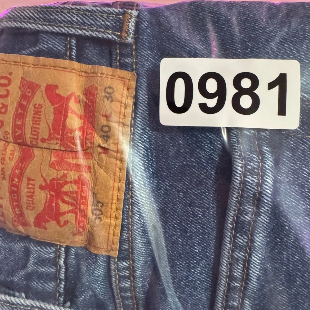 Levi's‎ 505 Regular Fit Jeans Mens W40 L30 Blue Denim Actual: 38x29